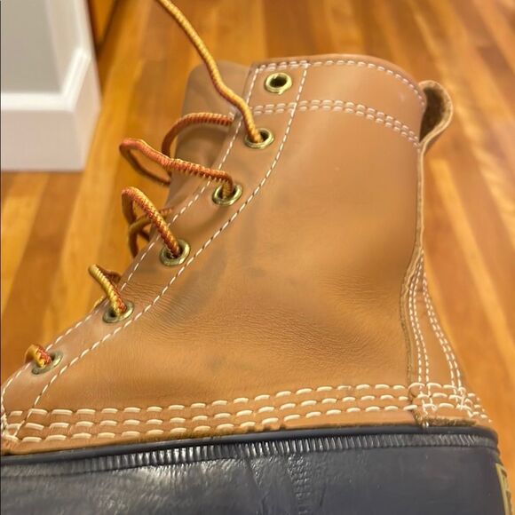 L.L. Bean Duck Boots - Brown and Navy - Picture 6 of 8